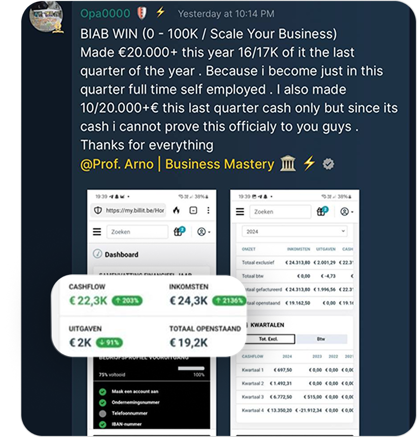 Testimonial Snapshot